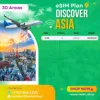 Multiple Destination Asia eSIM Plans (30 Areas)