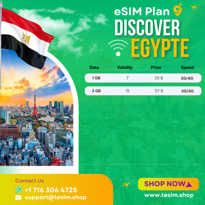 Single Destination All Egypte data plan