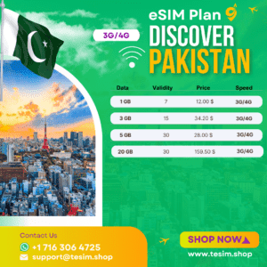 pakistan esim plan single destination